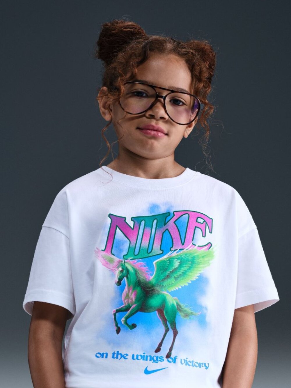 Nike Girl's Sportswear Take Flight Photo Graphic T-Shirt